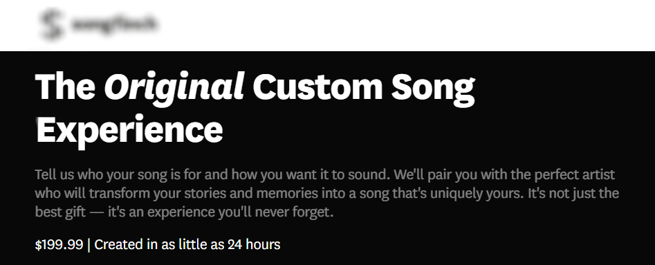 Songfinch Pricing